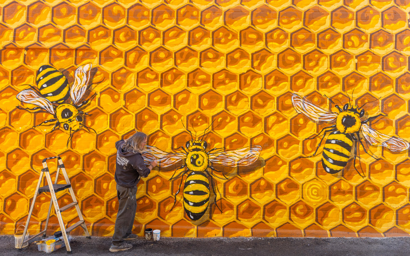 Oxford Hive Mural