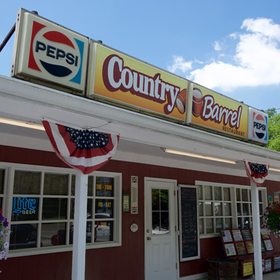 The Country Barrel Okeana Ohio Sign