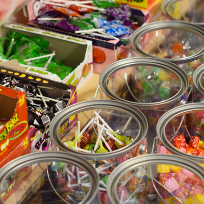 Candy at Grandpa Joe's Candy Shop