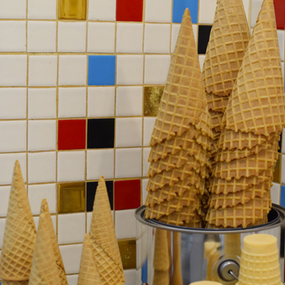 Waffles Cones at Grandpa Joe's