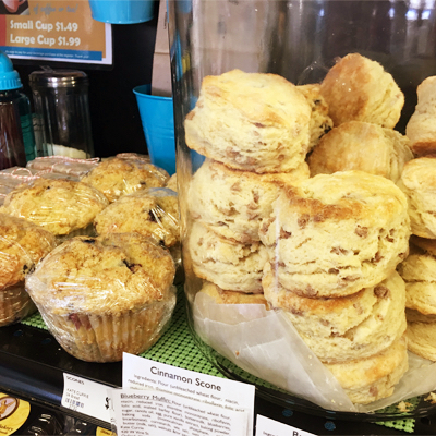 Cinnamon Scones at Moon Coop