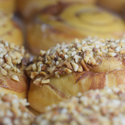 Donut Topped with Nuts at Grandpa Joe's