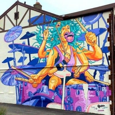 StreetSpark Mural, Golden Ethos