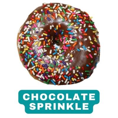 Donut Trail Chocolate Sprinkles Donut