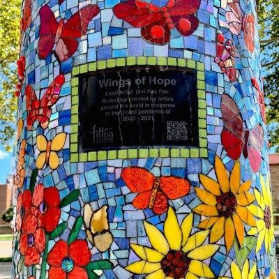 Wings of Hope Mosaic Mural