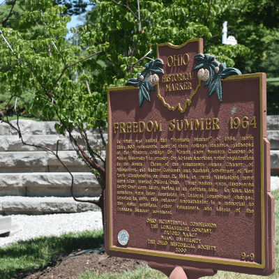 Freedom Summer Memorial, Oxford Ohio