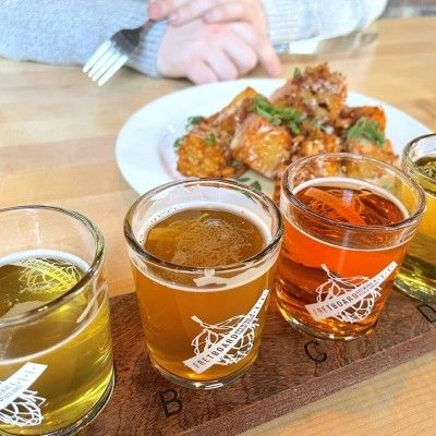 Fretboard Brewing Flight of Beer
