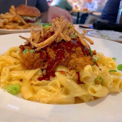 BBQ Pork Mac & Cheese