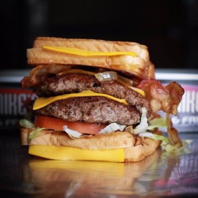 The Goliath! Mad Mike's Burgers