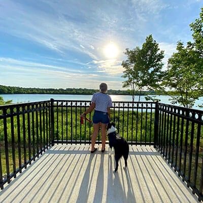 Scenic View of Great Miami River