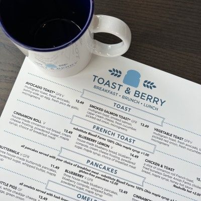 Toast & Berry Menu