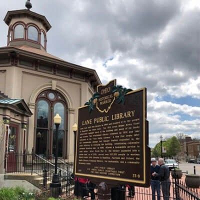 Historical Marker, Lane Public Library