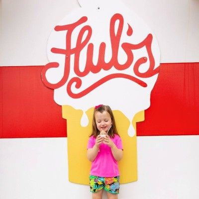 Lila at Flub's Ice Cream, Hamilton Ohio