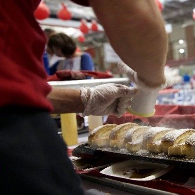 Miami U making Toasted Rolls