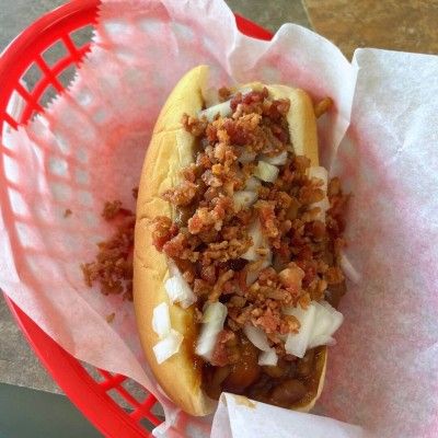 The "Cowboy" at Mr. Hotdog