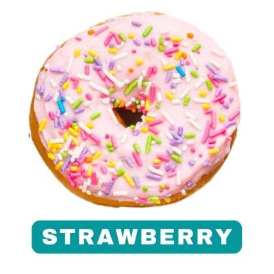 Donut Trail Strawberry Donut