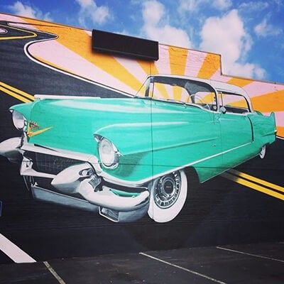 StreetSpark Mural, Hey Caddy-O