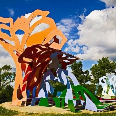Cincinnati Story sculpture