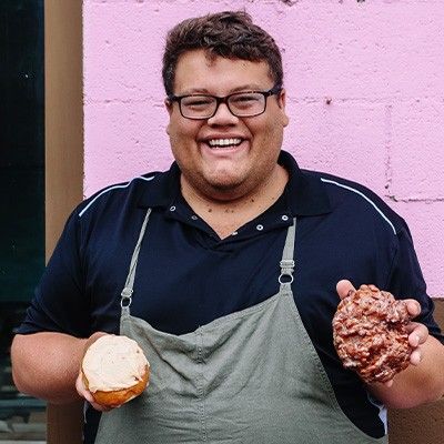 Man on Donut Trail