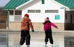 Skating on the ice