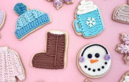 Winter Cookies, Lulu's Sweets Boutique