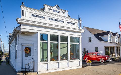 Exterior of Monroe Historical Society building