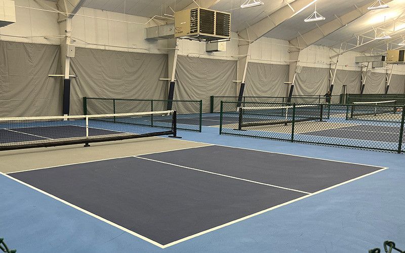 Pickleball courts at the Pickle Lodge North Shore